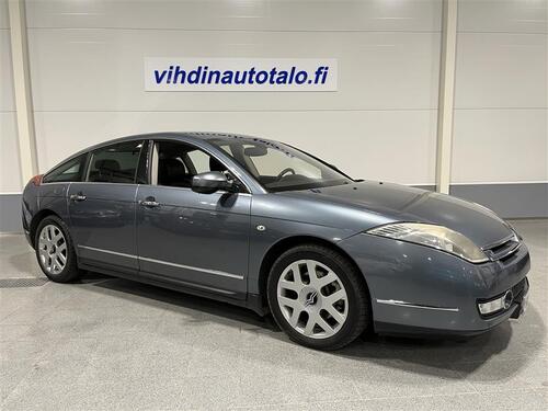 CITROEN C6 V6 2,7 HDi Exclusive Pack Lounge AT/ HUD / Navi / Nahat / Shkstiset istuimet edess ja takana/, vm. 2006, 254 tkm (1 / 23)