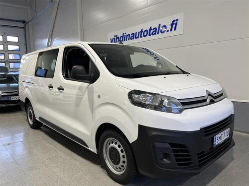 CITROEN JUMPY BlueHDi 120 XL / sis. ALV / Merkkihuollettu / P-kamera / Webasto / Vetokoukku /, vm. 2018, 193 tkm (1 / 18)