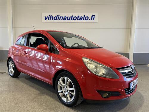 Opel Corsa 3-ov Enjoy 1,2 Twinport 59kW/80hv M5 ** Katsastettu  24.04.2025! ** Dinitrol -alustasuojaus uutena!, vm. 2007, 162 tkm (1 / 21)